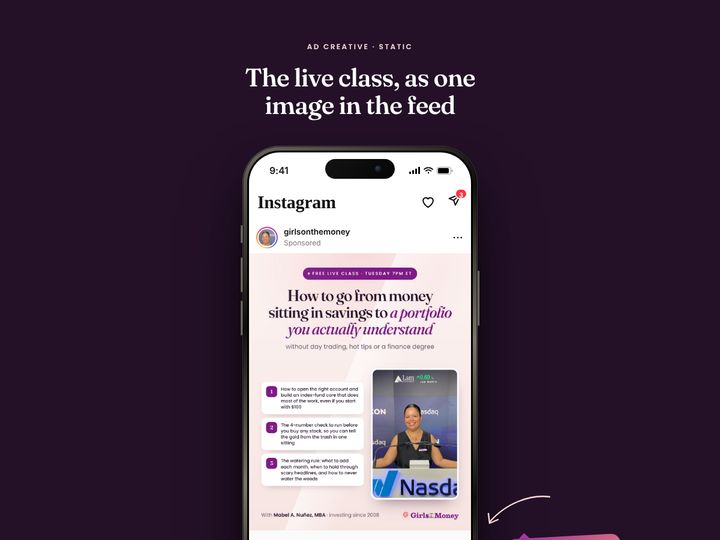 Static ad preview